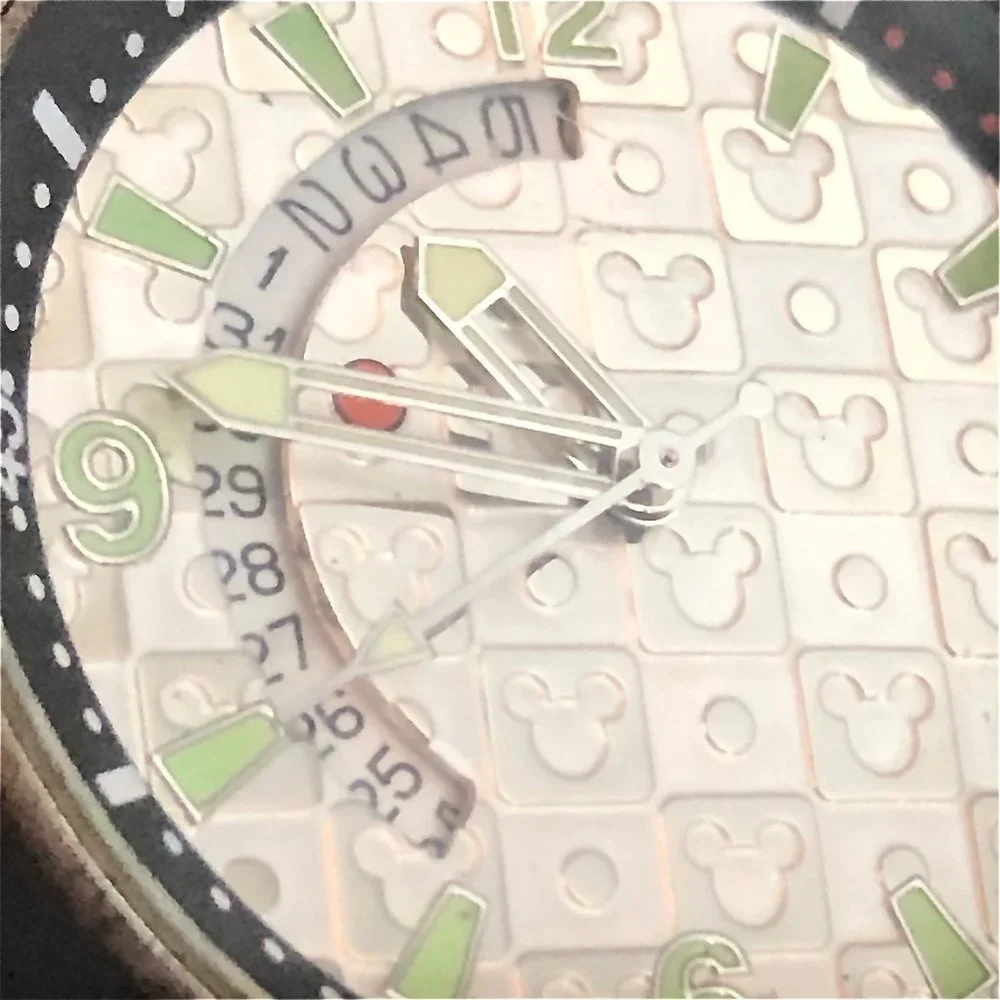 Disney Time Works Swing Glowing Date Watch